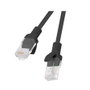 Lanberg Cable de red Cat6 U/UTP 1 m Negro PCU6-10CC-0100-BK